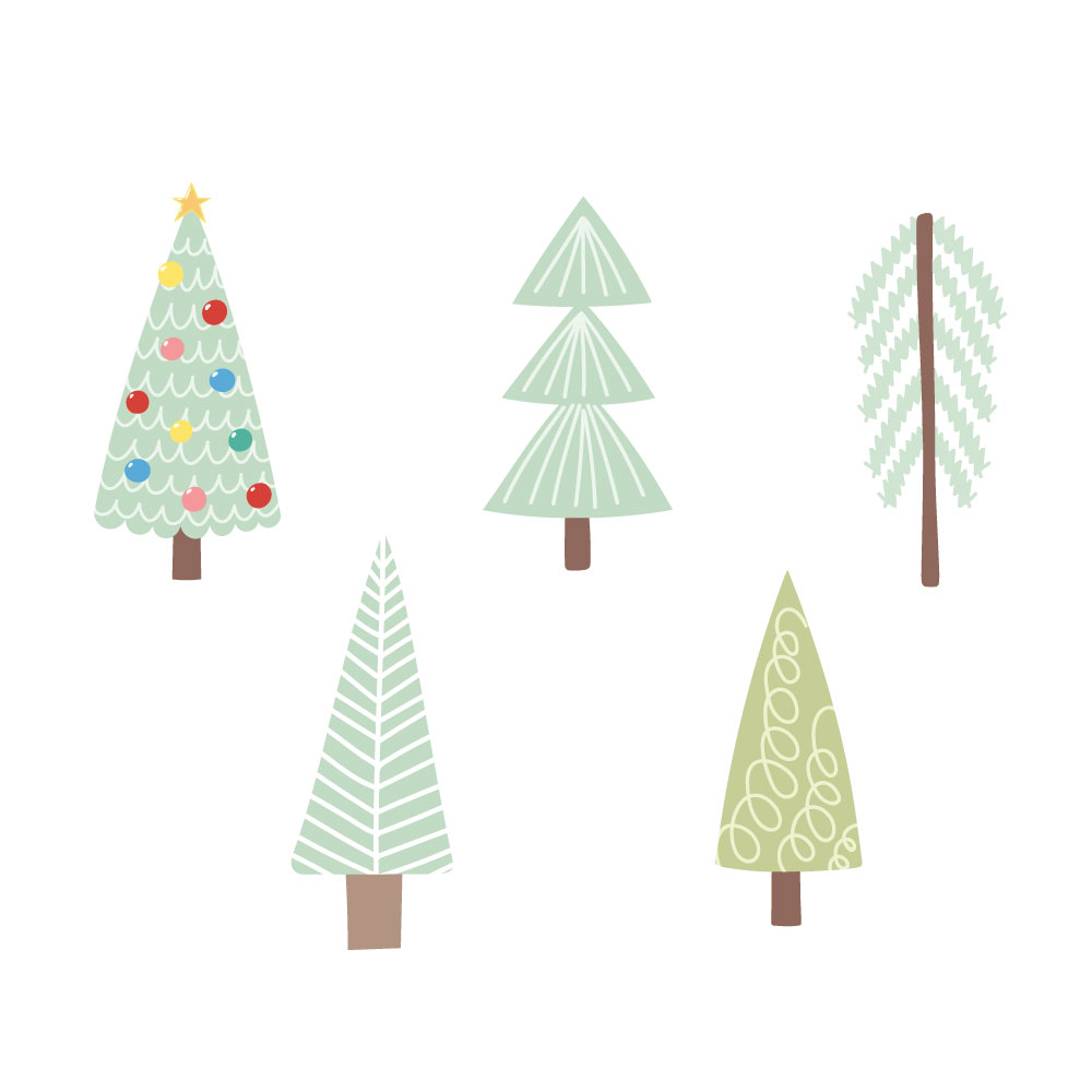 Christmas Tree Window Stickers | Christmas Window | Stickerscape