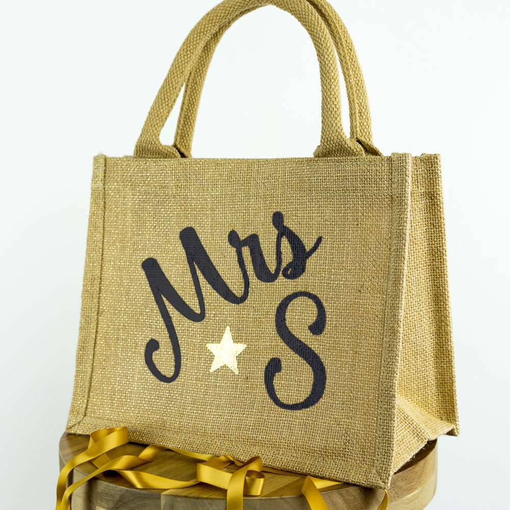 Personalised Jute Bag | Personalied teacher gift | Stickerscape | UK