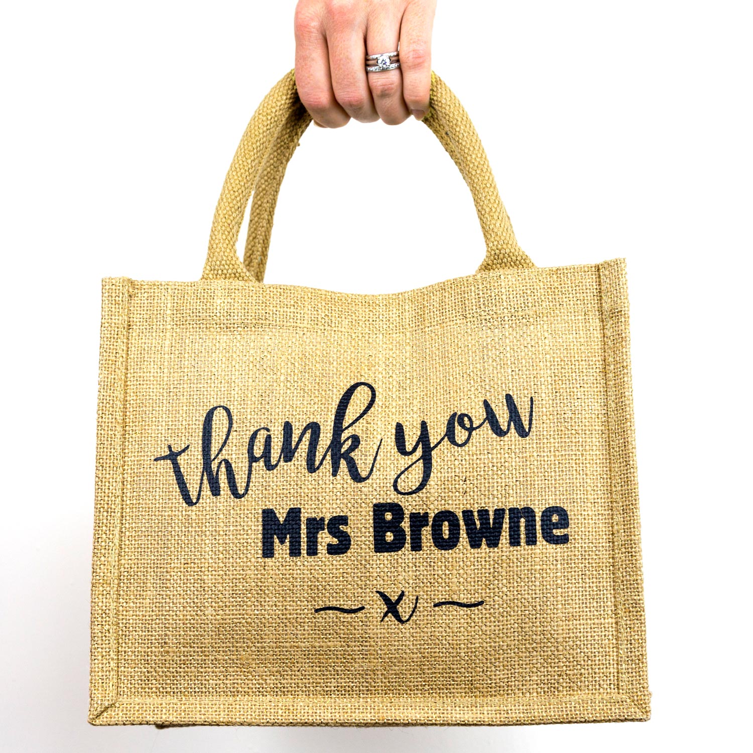 Personalised thank  you  gift  bag  Personalied teacher gift  