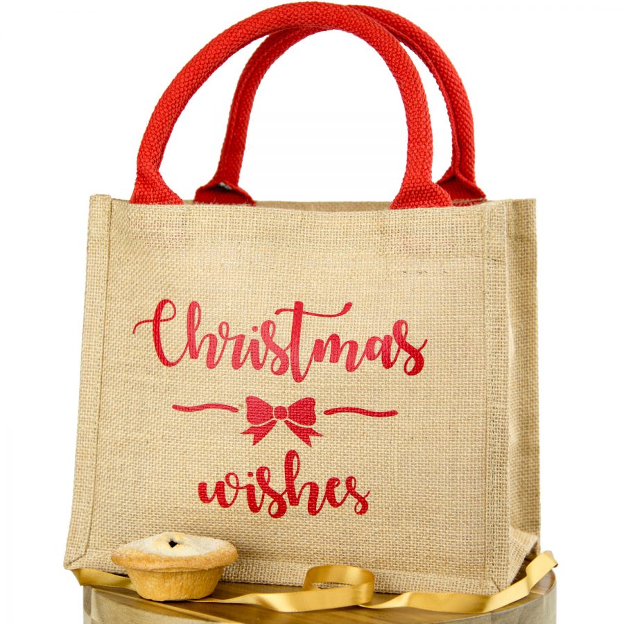 jute holiday gift bags home goods
