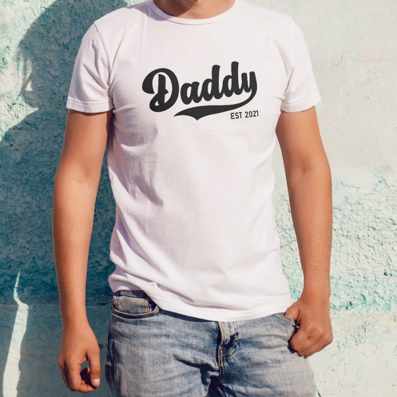 Personalised Dad est Men's T-shirt | Stickerscape