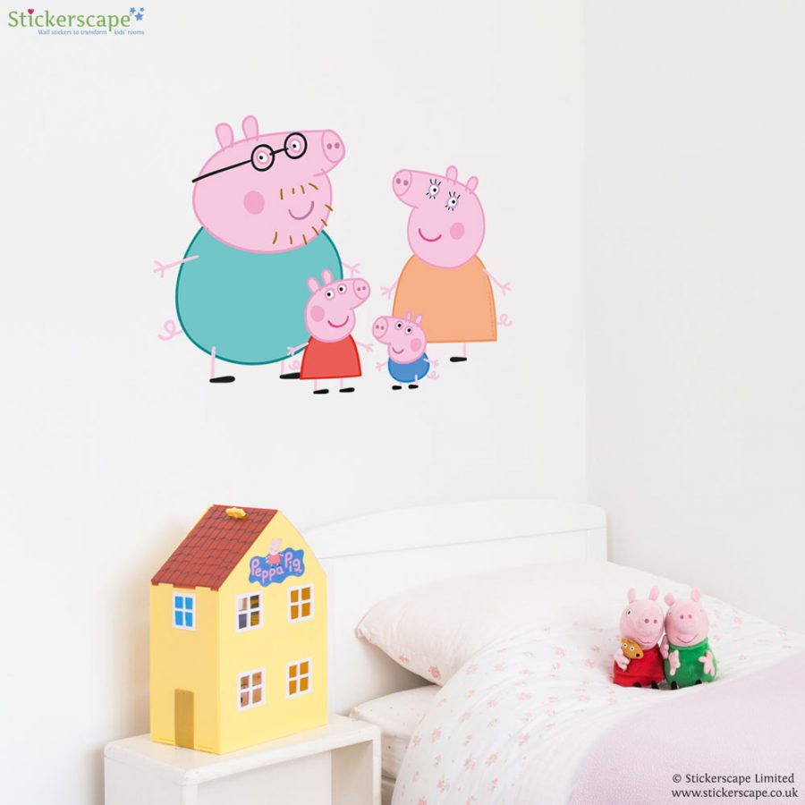 Peppa Pig wall stickers now available! | Stickerscape