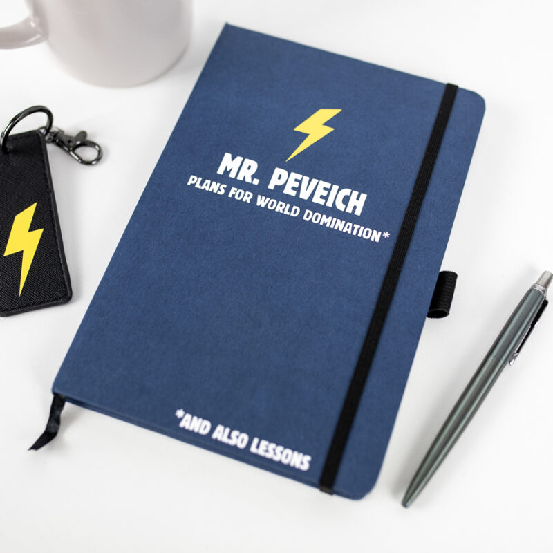 Personalised World Domination Notebook | Gifts | Stickerscape