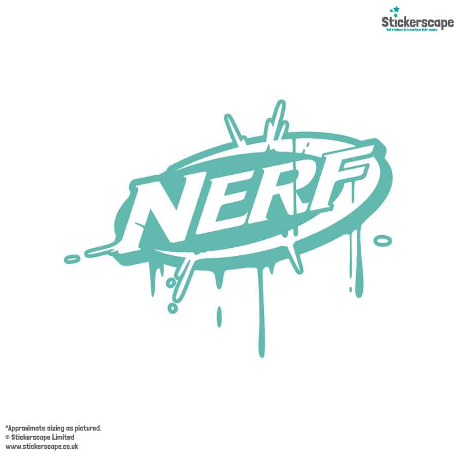 Nerf Splat Wall Sticker | Stickerscape